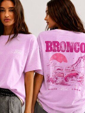 BRONCO MECHANIC OVERSIZED TEE NWT